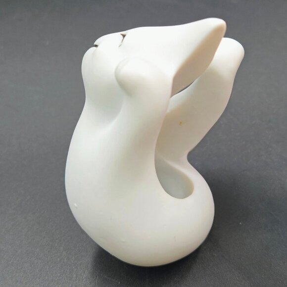 PartyLite Ghost Candle Huggers Halloween P7026 Taper Ceramic White Read - Picture 5 of 14